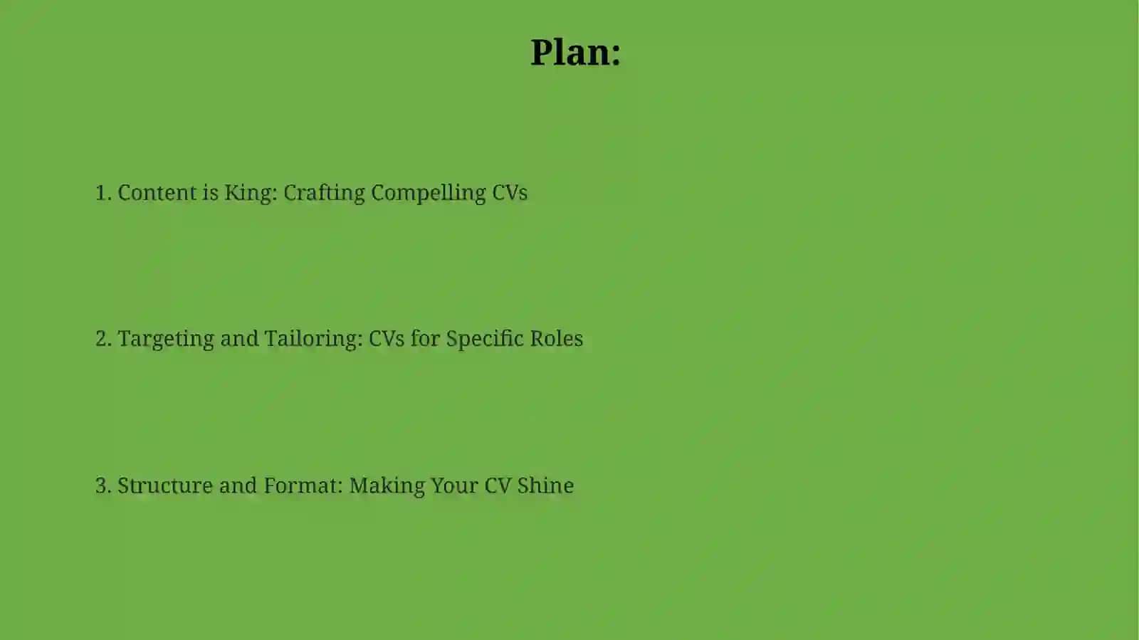 CV yozish 2