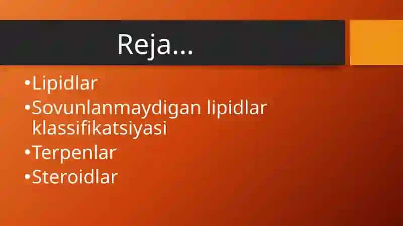 To'yinmagan lipidlar 2