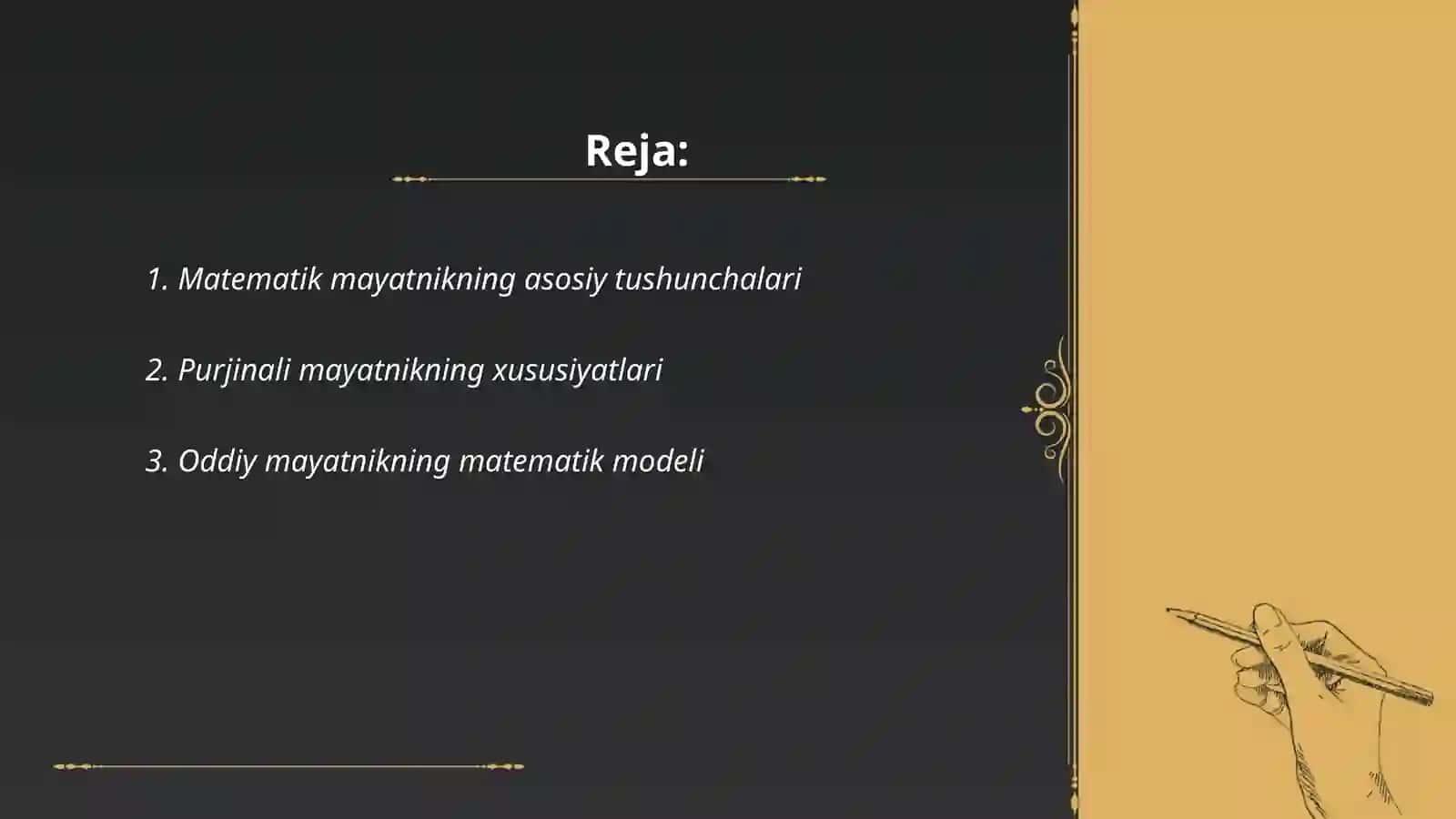 Matematik mayatnik 2