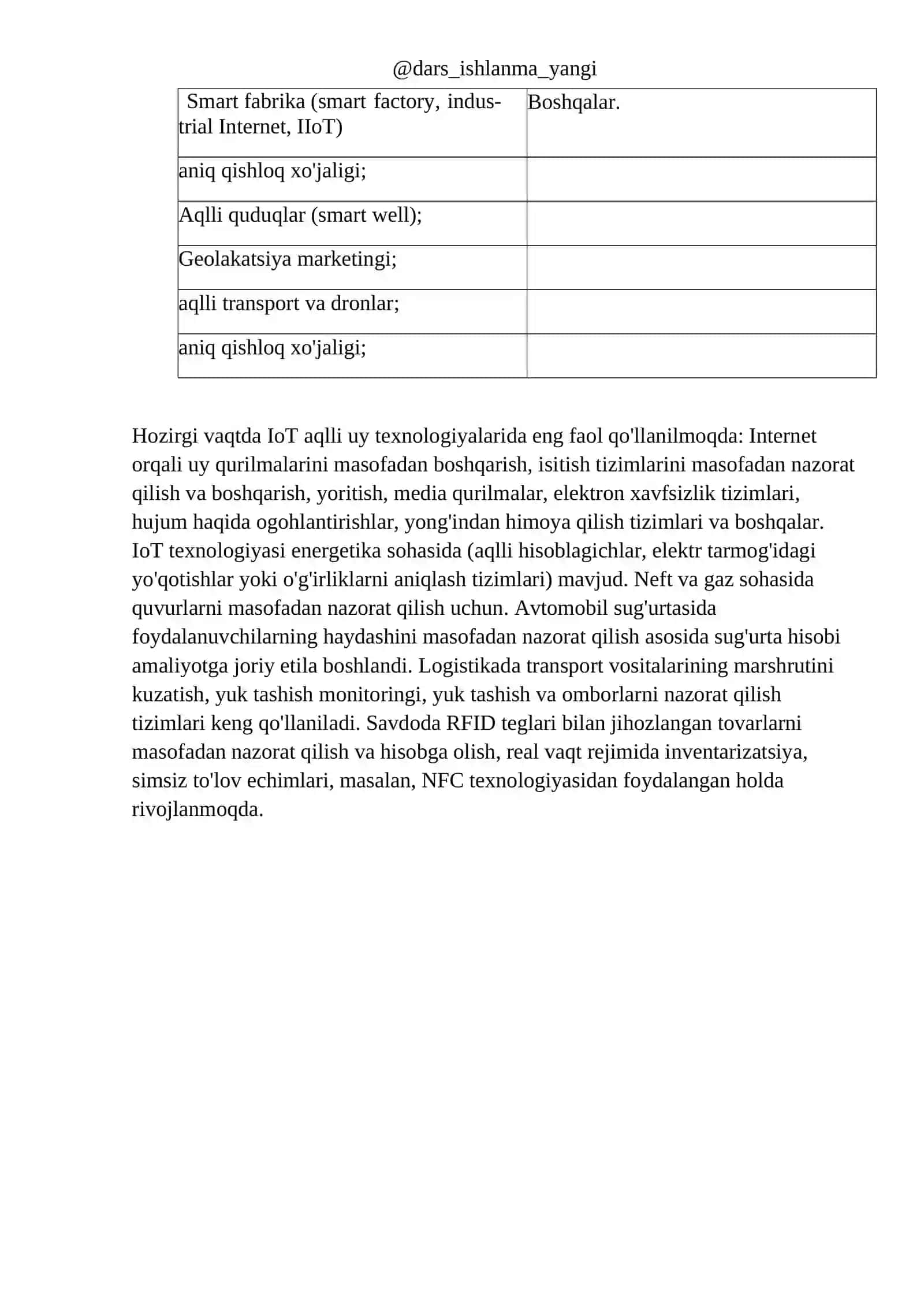Internet buyumlari (IoT) 2