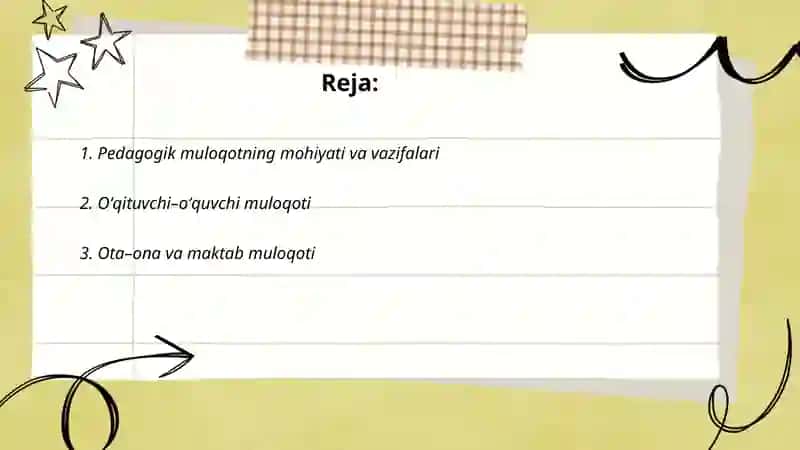 Pedagogik faoliyatda muloqot 2