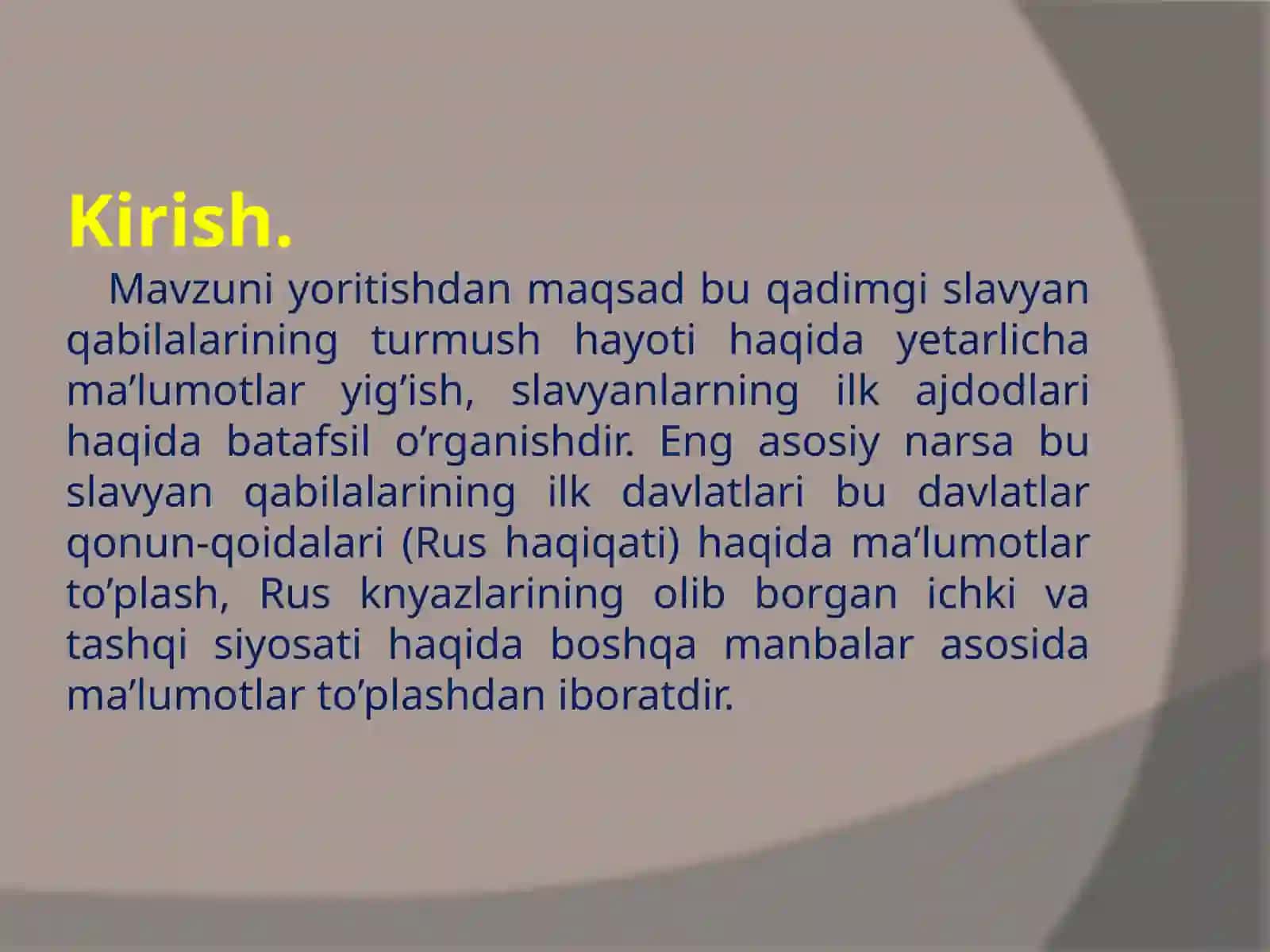 Qadimgi Rus davlatining tashkil topishi 2
