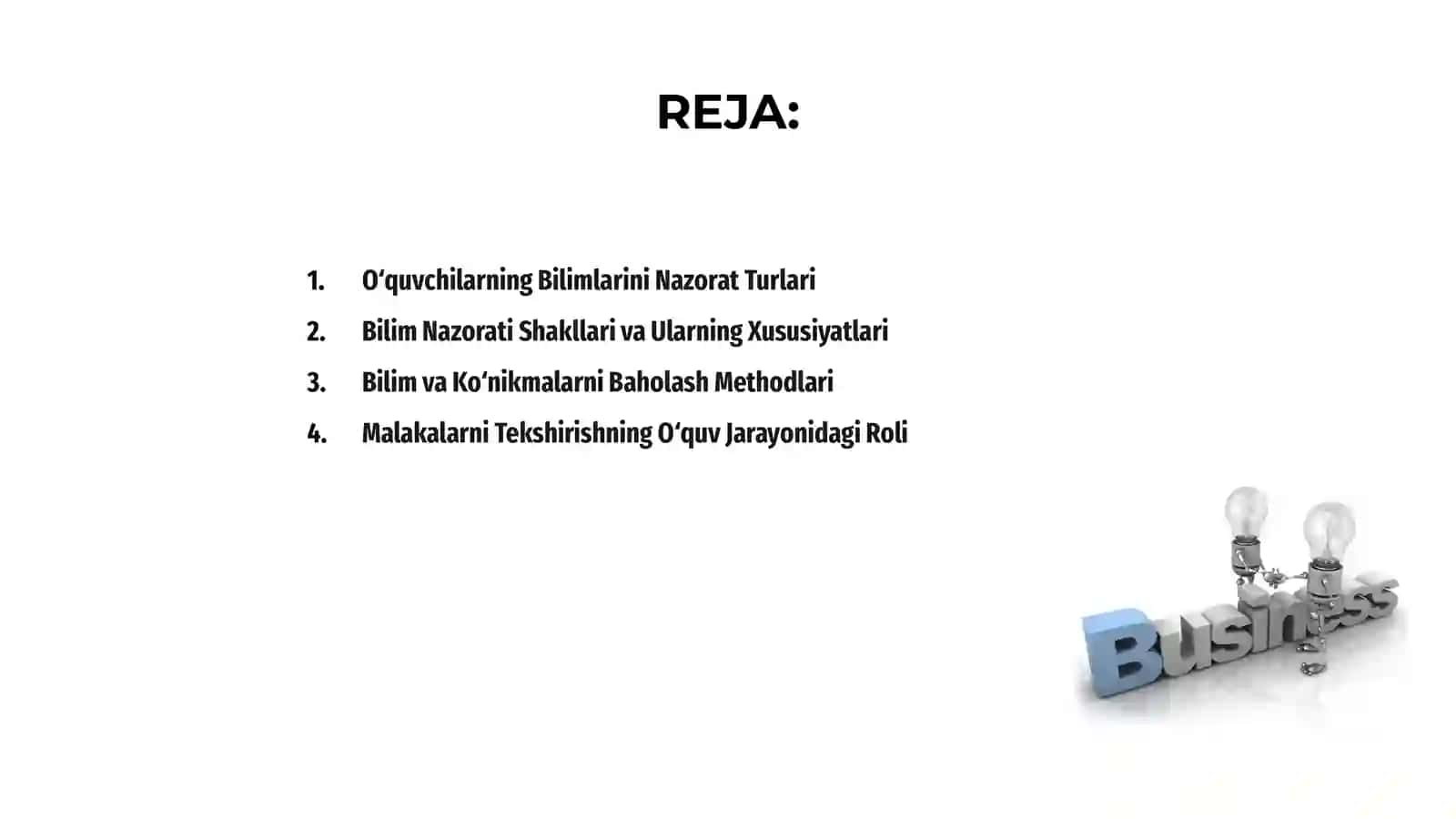 Oʻquvchilarning Bilimlarini Nazorat Turlari 2