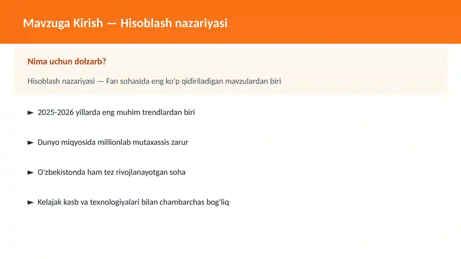 Hisoblash nazariyasi 2