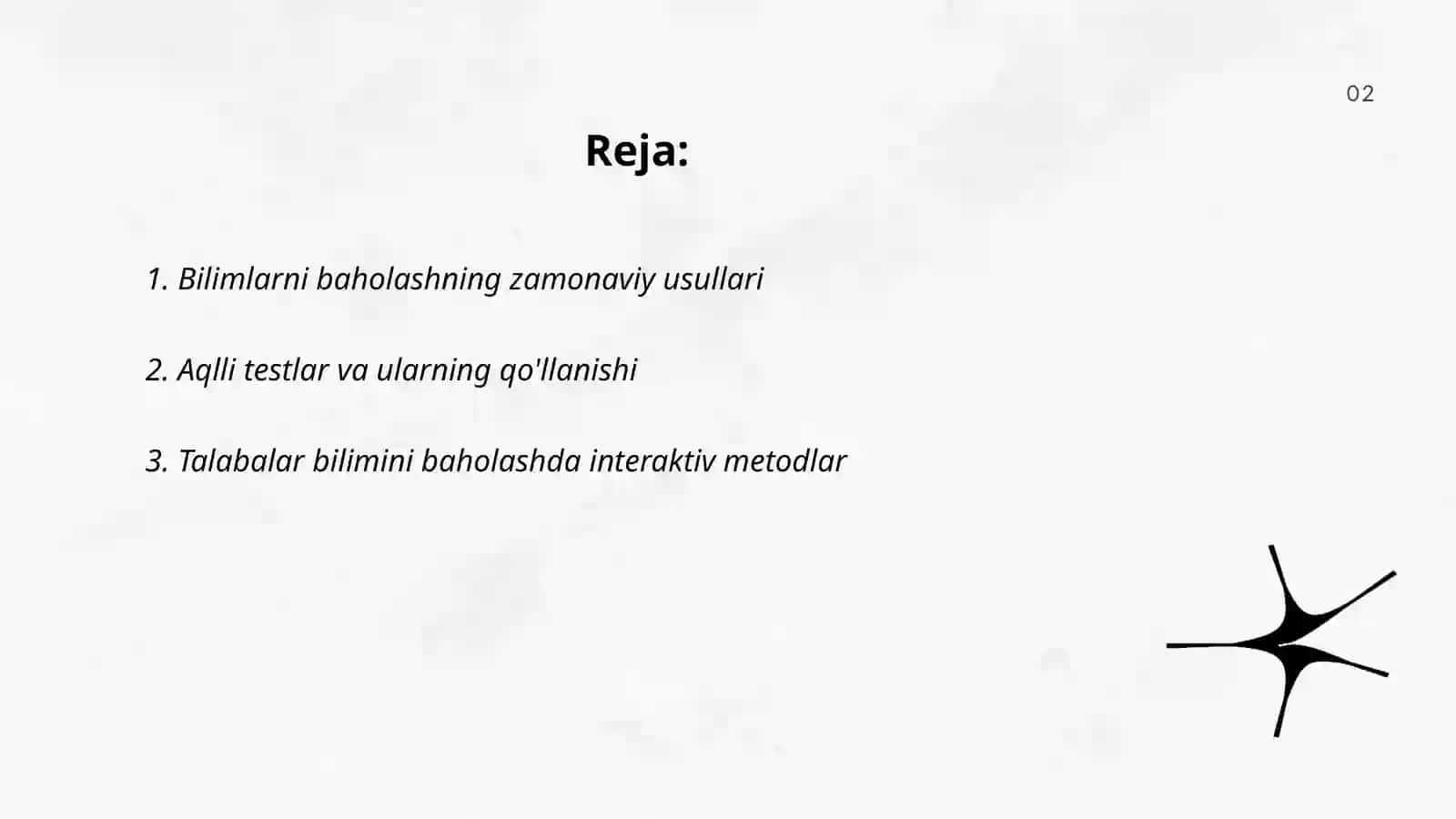 Bilimlarni baholashning zamonaviy usullari 2