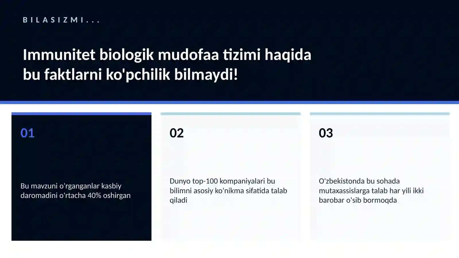 Immunitet biologik mudofaa tizimi 2
