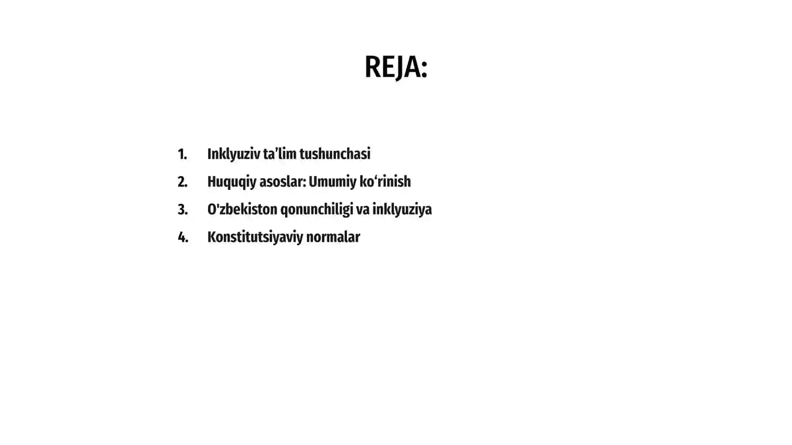 Inklyuziv ta’limning huquqiy me’yoriy asoslari 2