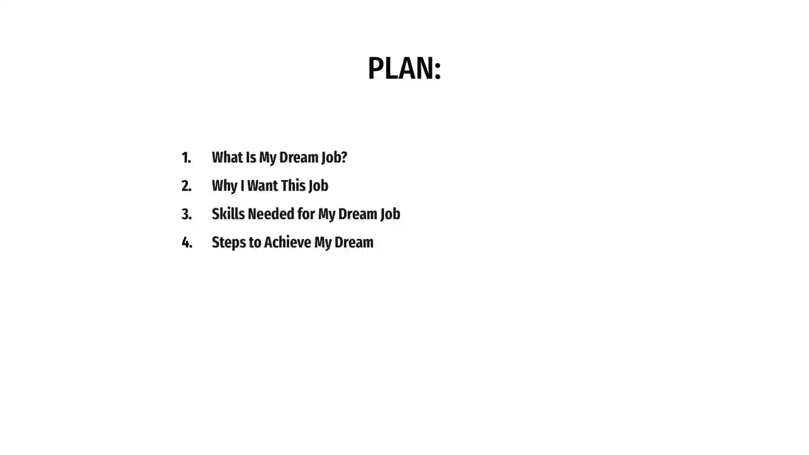 My dream job 2