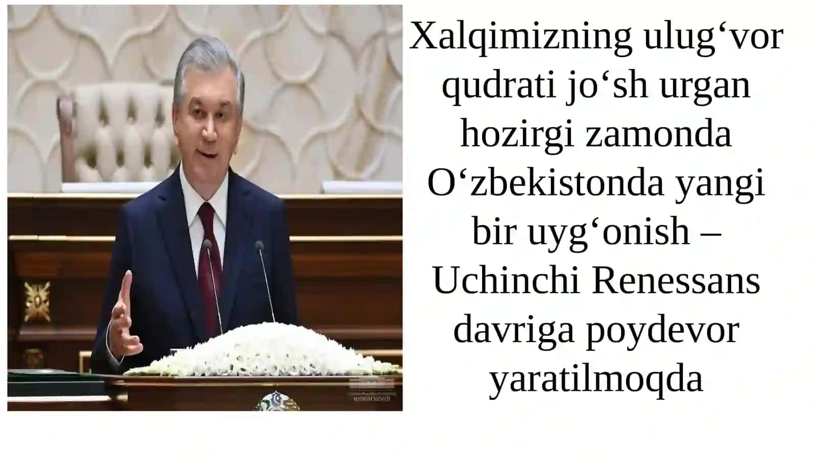 UCHINCHI RENESSANS POYDEVORI 2