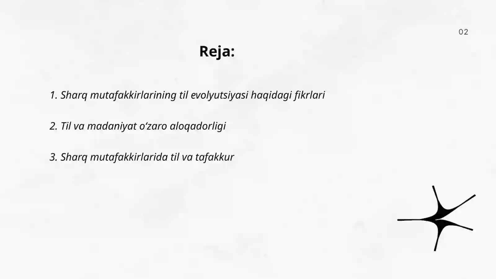 Sharq mutaffakirlarining til shakllanishiga oid qarashlari 2