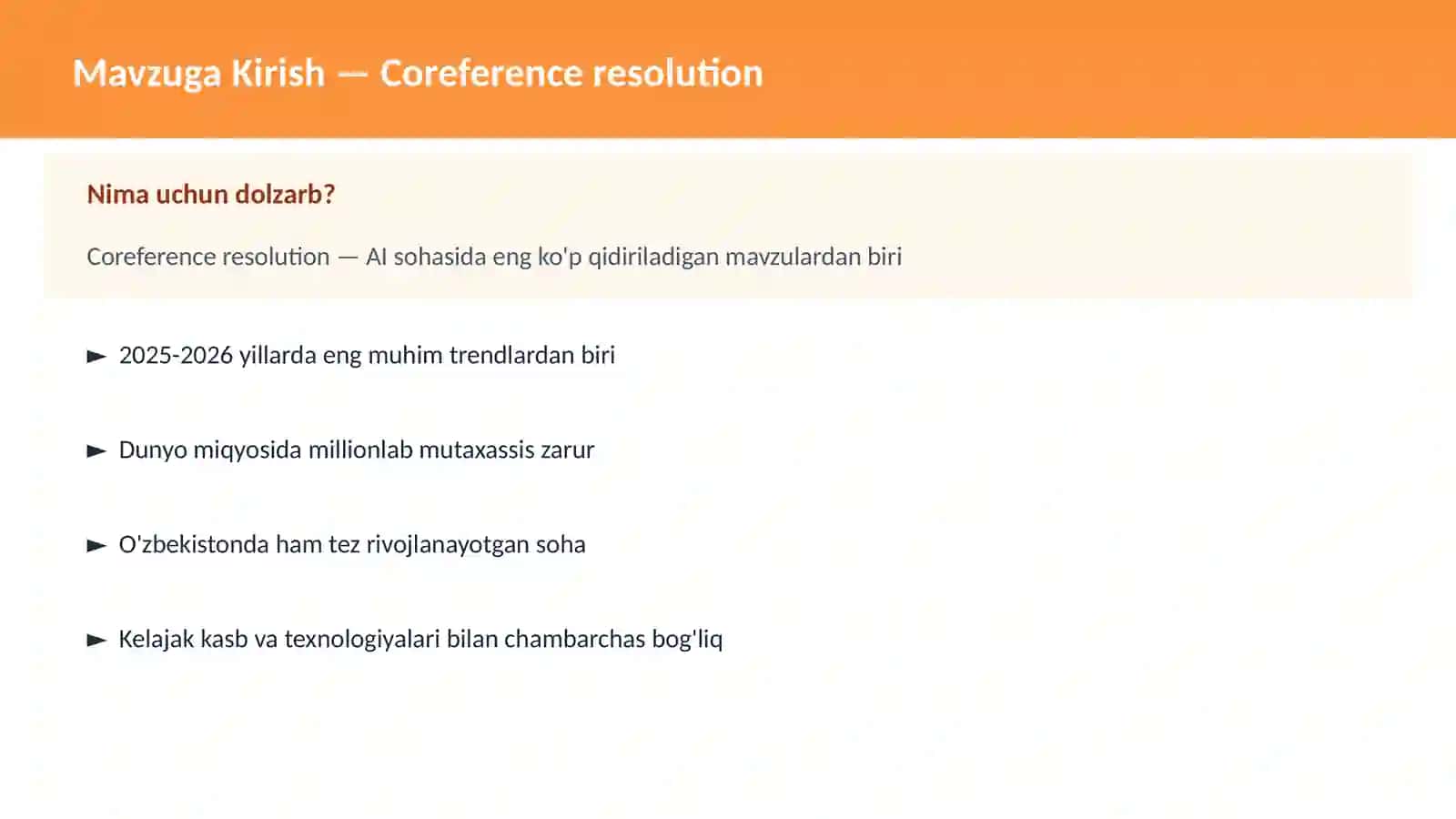 Coreference resolution 2