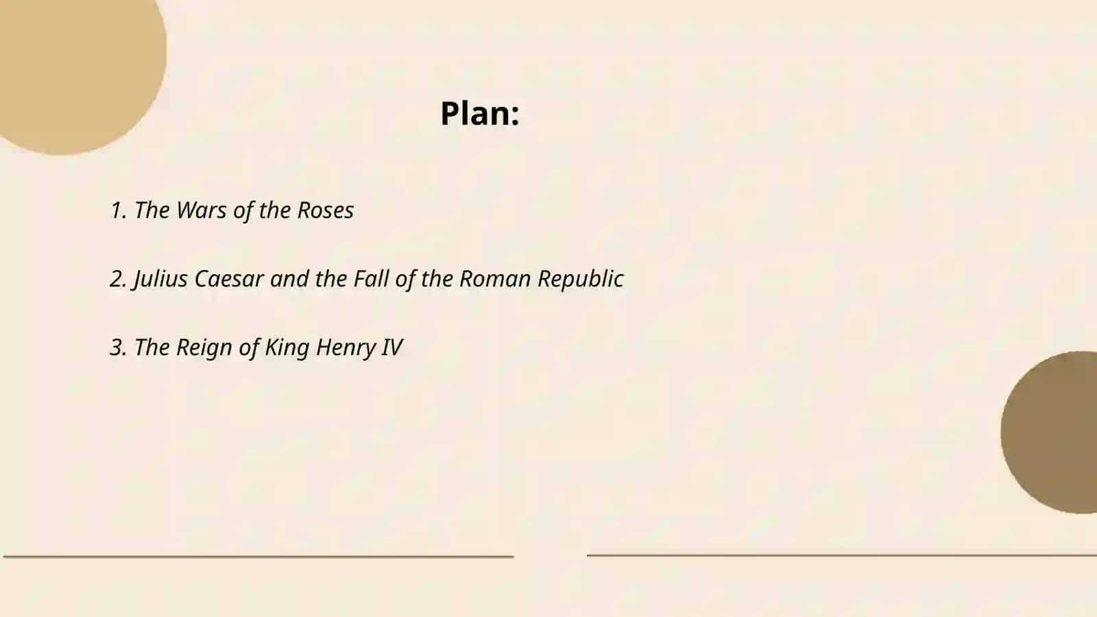 Historical theme in the work of W. Shakespeare 2