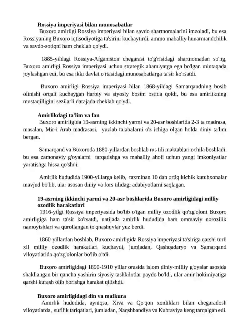 Buxoro amirligi 2