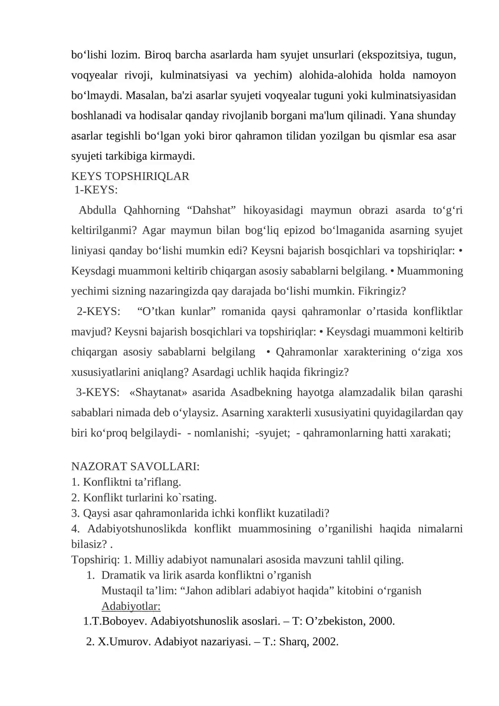 Konflikt va uning turlari 2