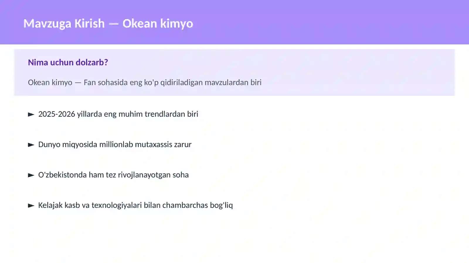 Okean kimyo 2