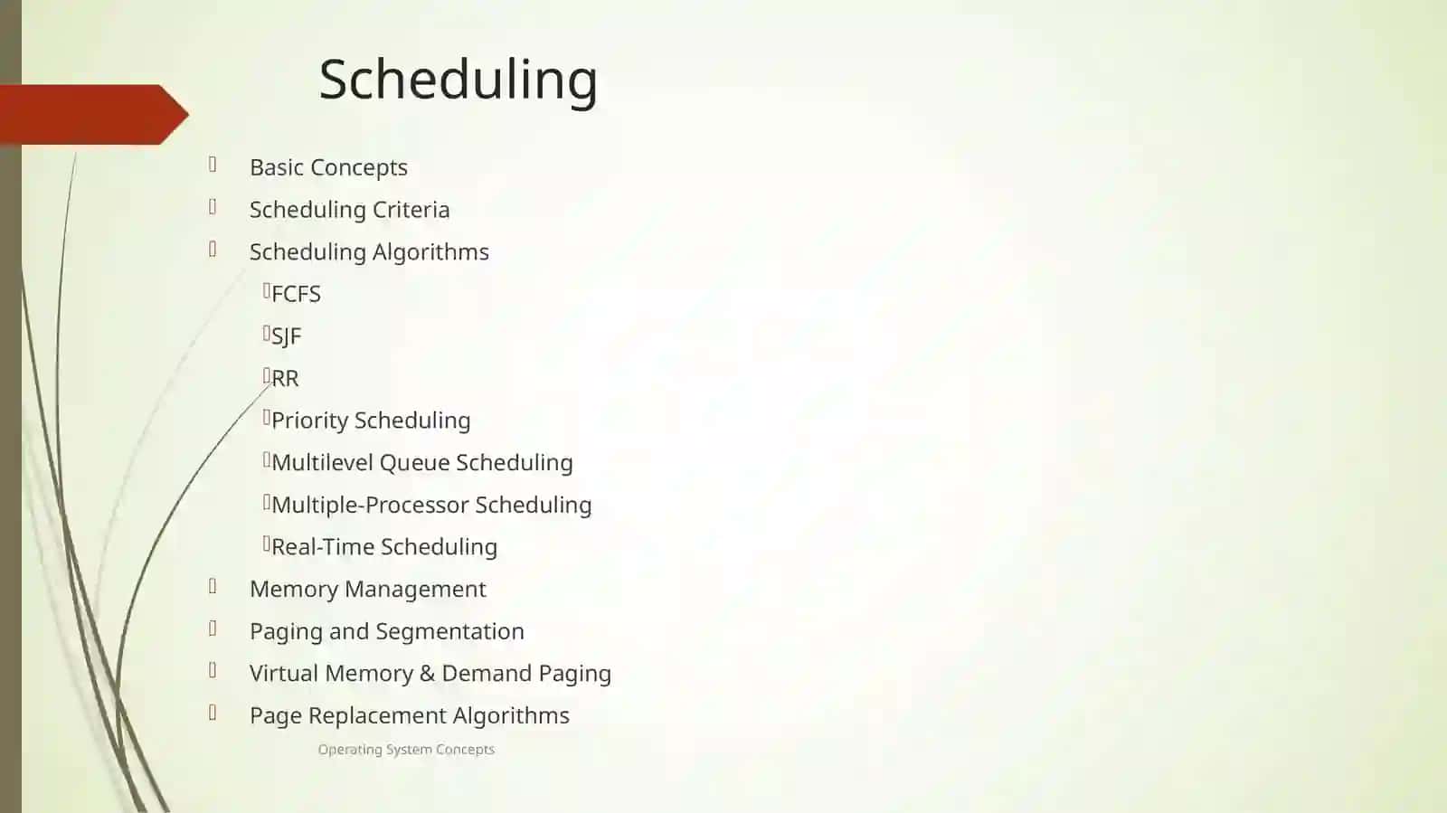 Operating System Concepts 2