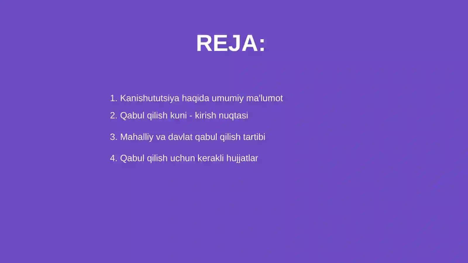 Kanistututsiya qubul qilingan kuniga muvofiq slayid 2