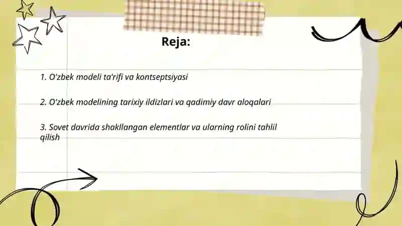 O'zbek modeli 2