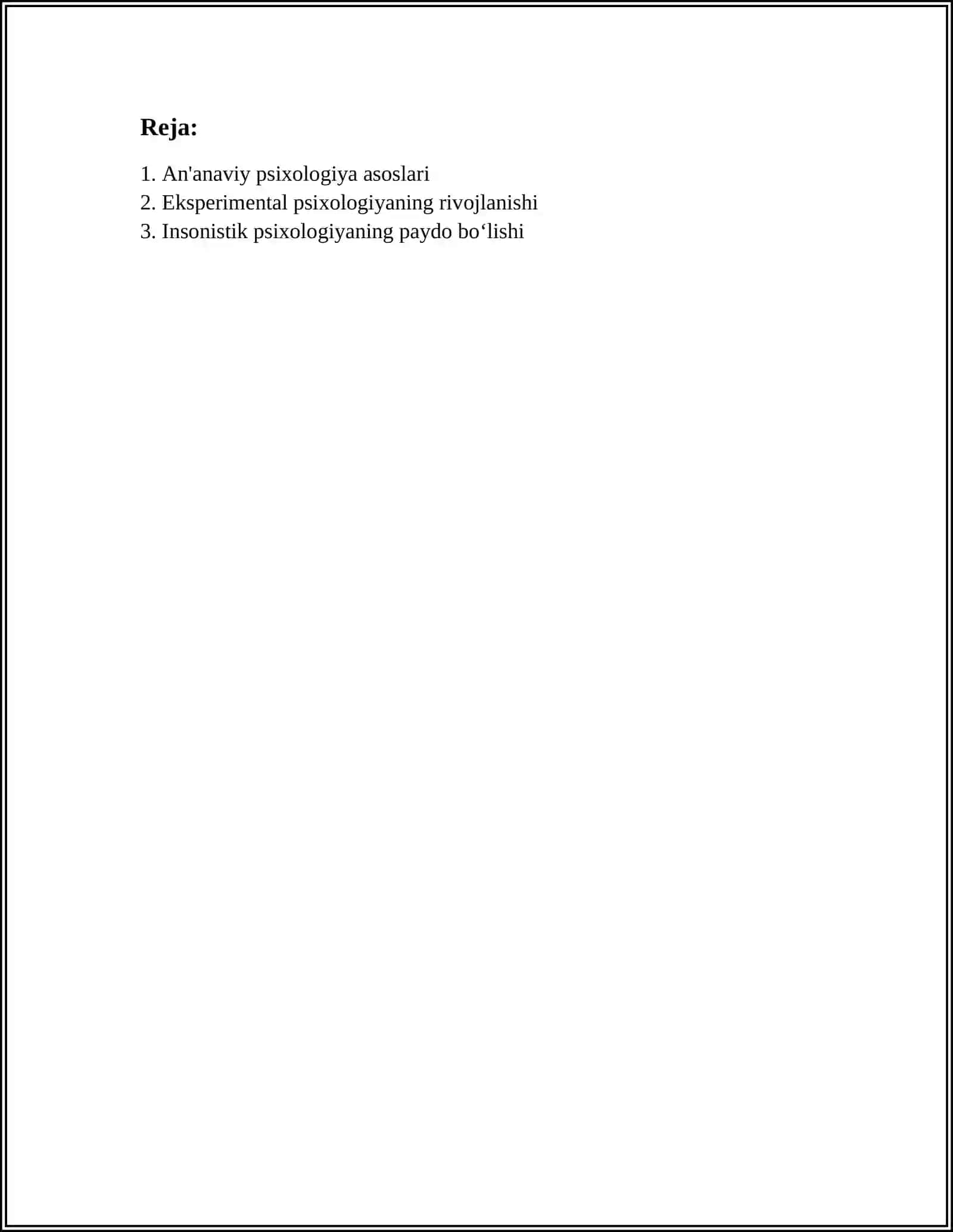 PSIXOLOGIK MAKTABLAR TARIXI 2