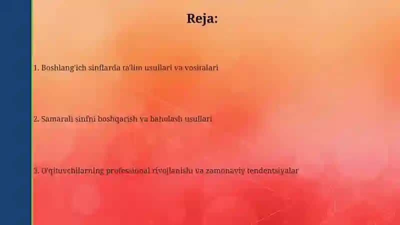 Ta'lim usullari va vositalari 2