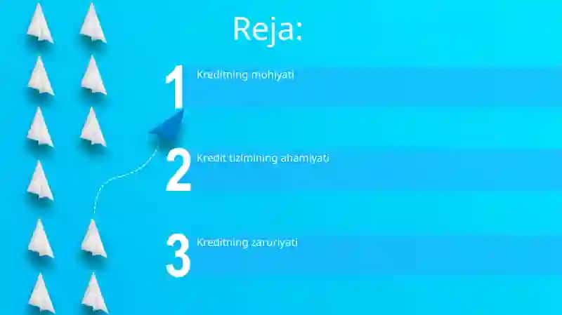 Kreditning zarurligi va mohiyati 2
