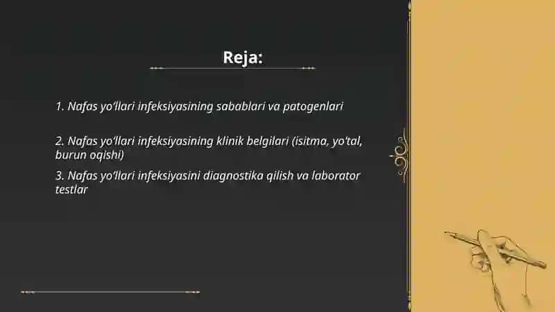 Nafas yoʻllari infeksiyasi 2