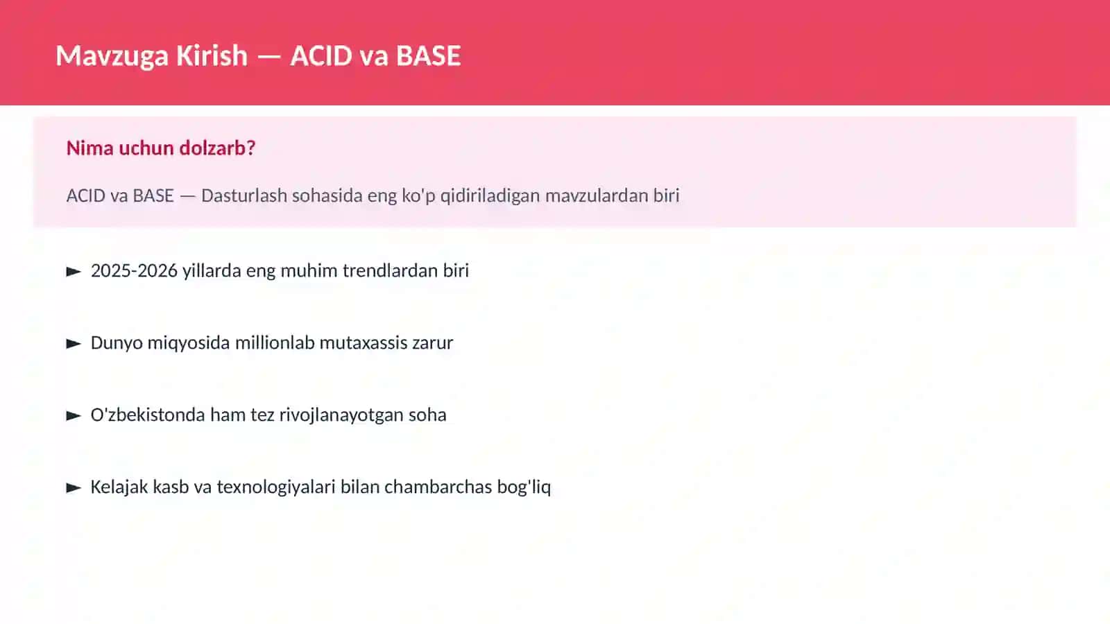 ACID va BASE 2