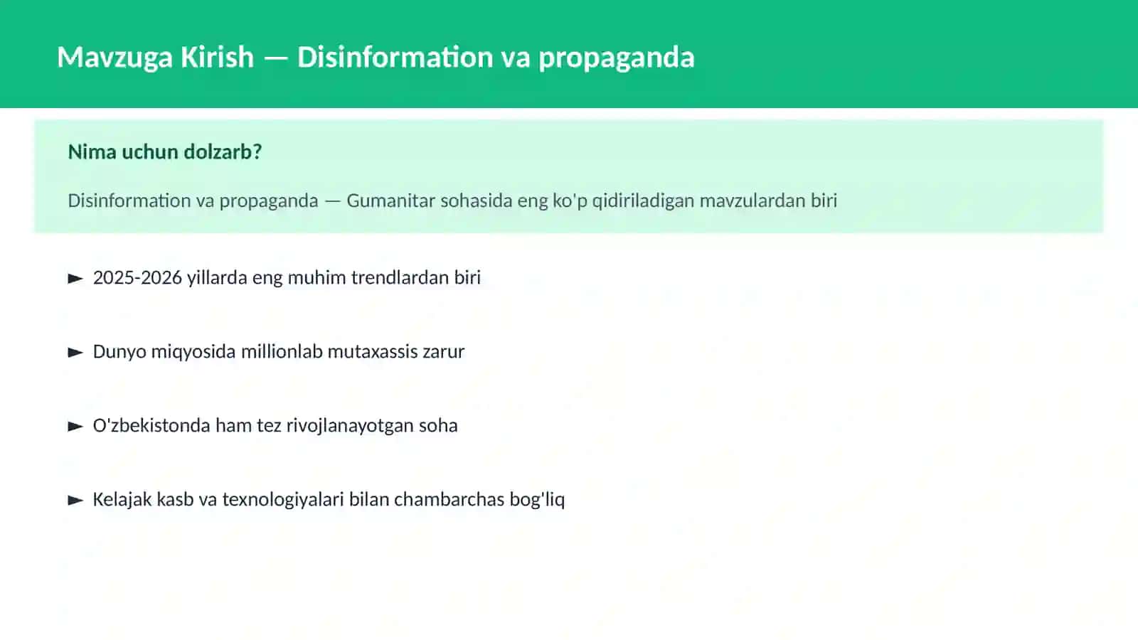Disinformation va propaganda 2