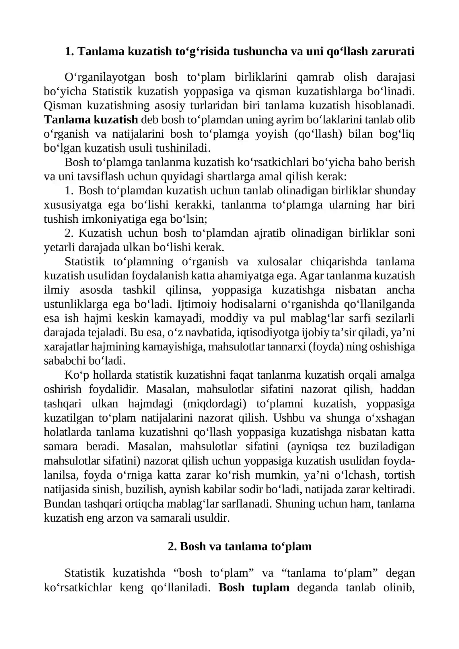 TANLAMA KUZATISH 2