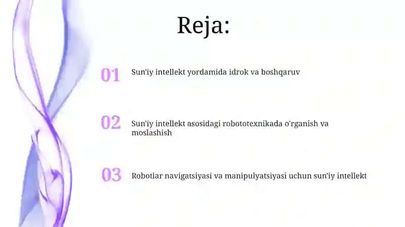 Robototexnikada sunʼiy intellekt 2
