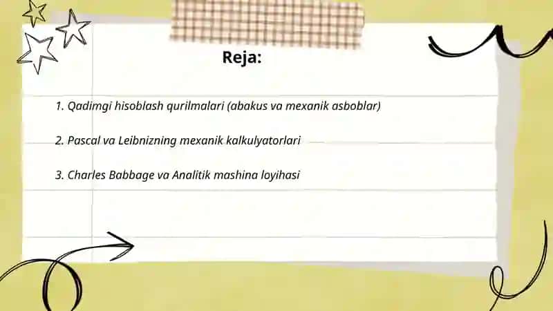 Kompyuter texnikasining rivojlanish tarixi 2