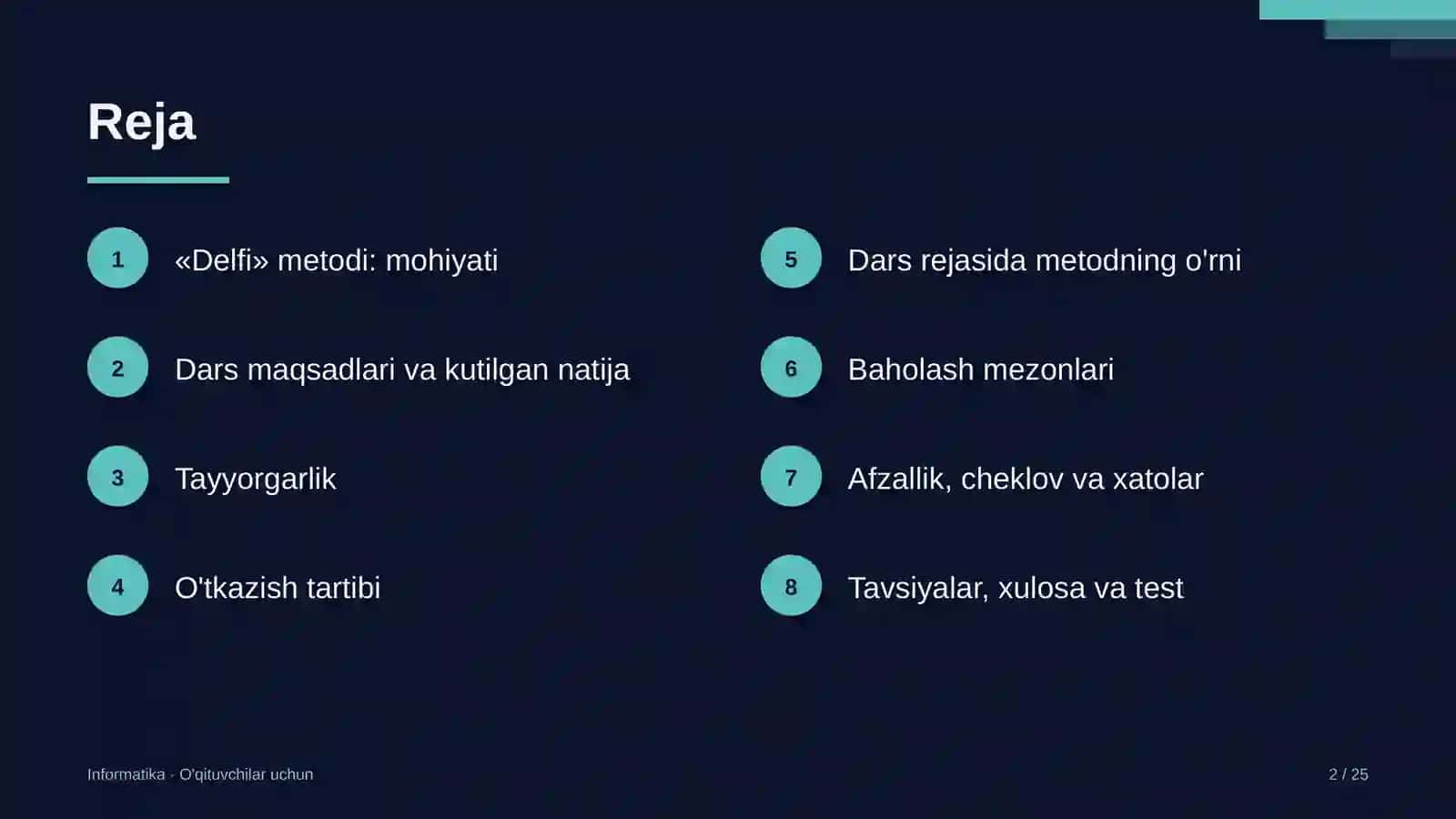 informatika darslarida delfi metodidan foydalanish 5343 2
