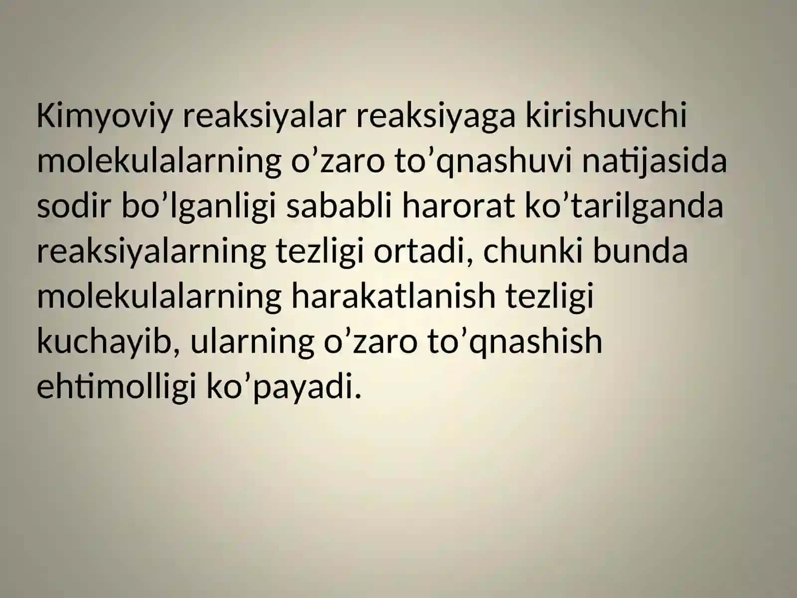 Kimyoviy reaksiyalar 2