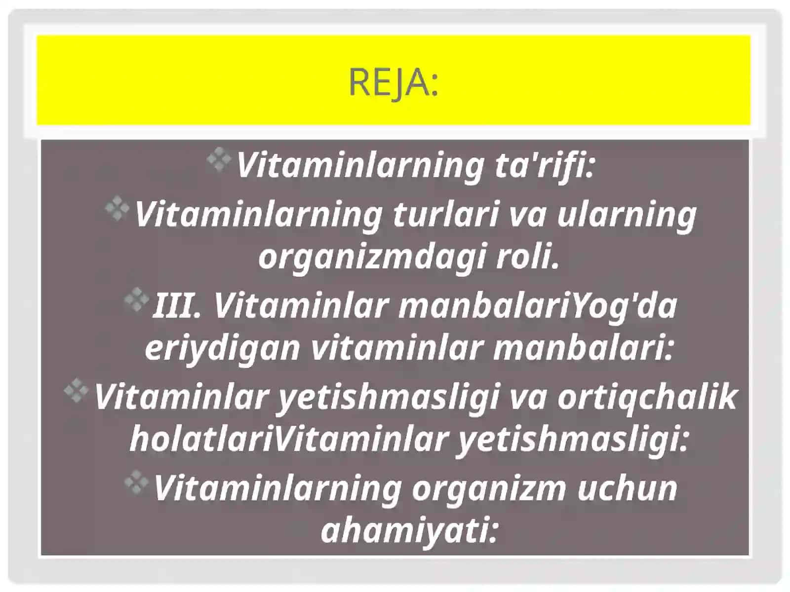 Vitaminlar 2