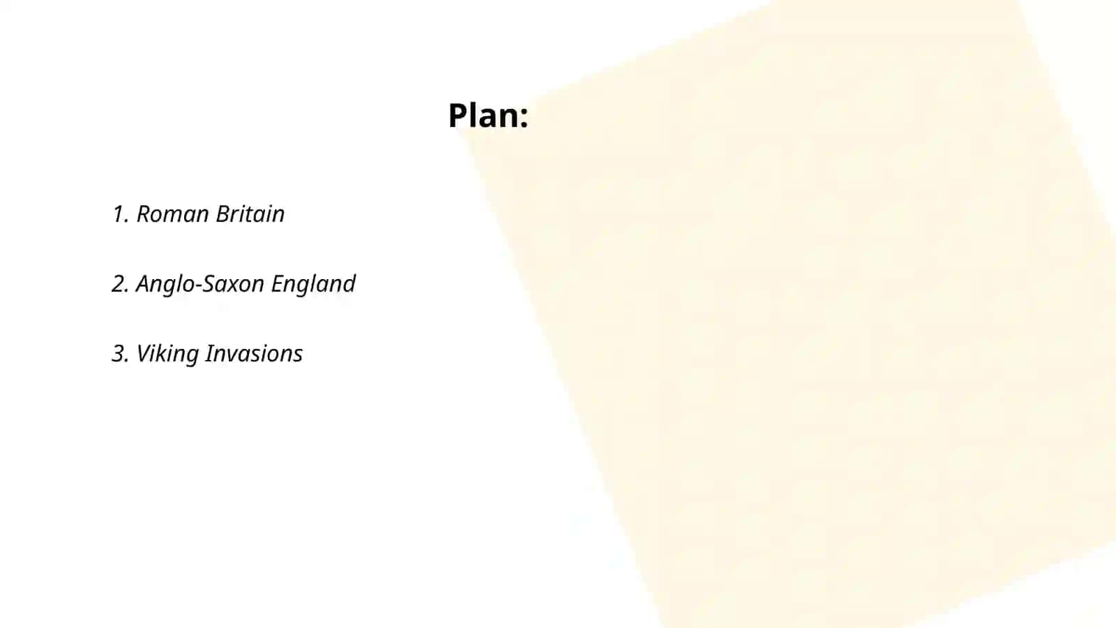 The history of Great Britain 2