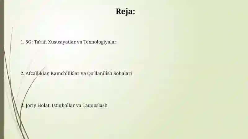 5G tarmog'i 2