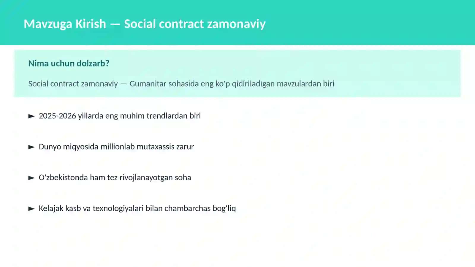 Social contract zamonaviy 2