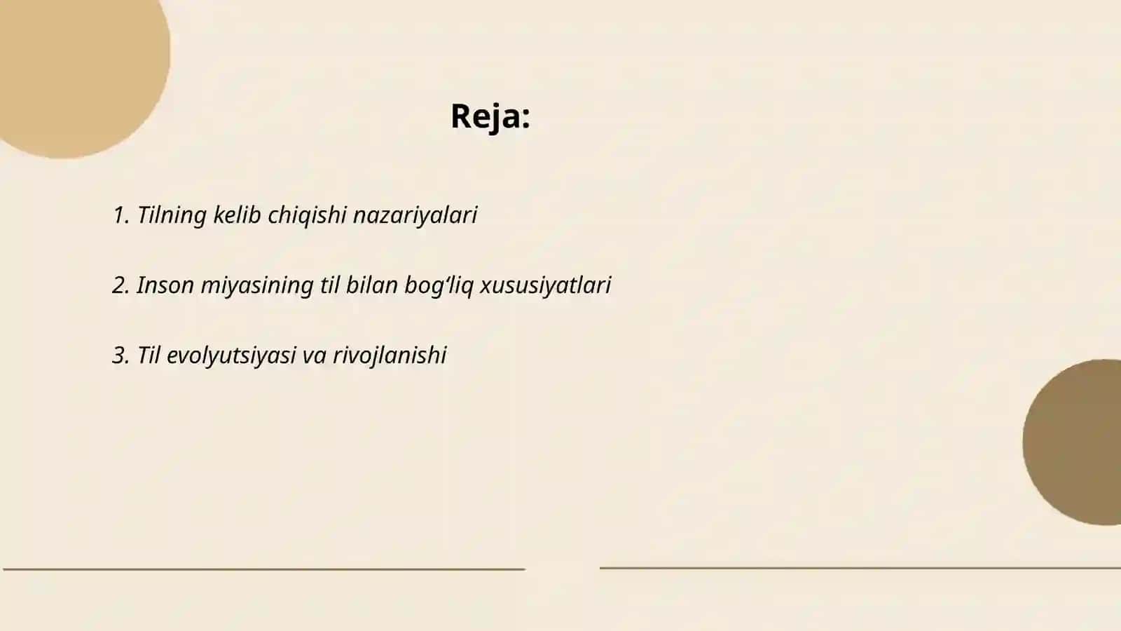 Til va uning paydo bo’lishi 2