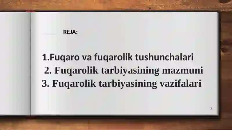 Fuqarolik Tarbiyasi 2