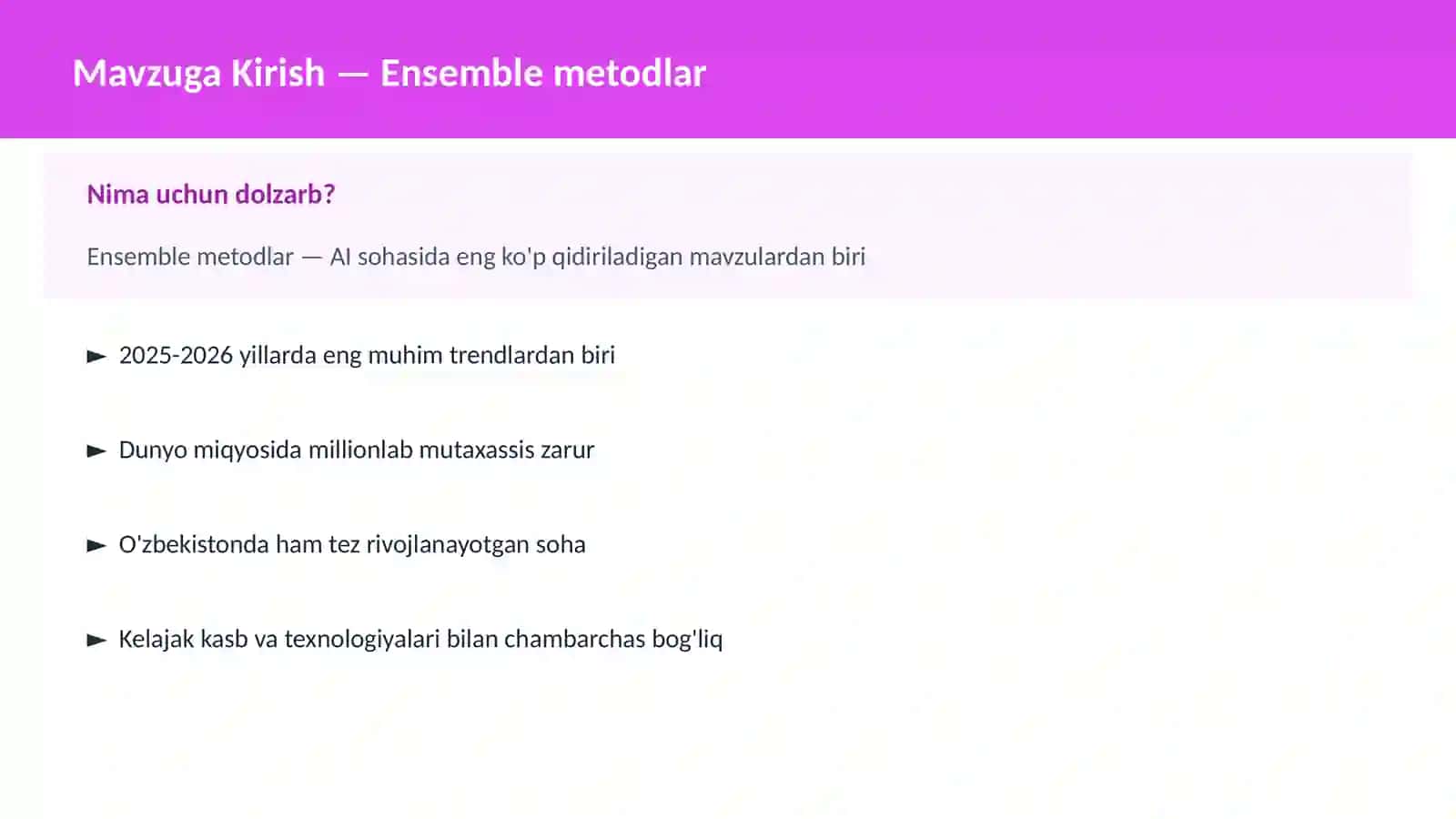 Ensemble metodlar 2
