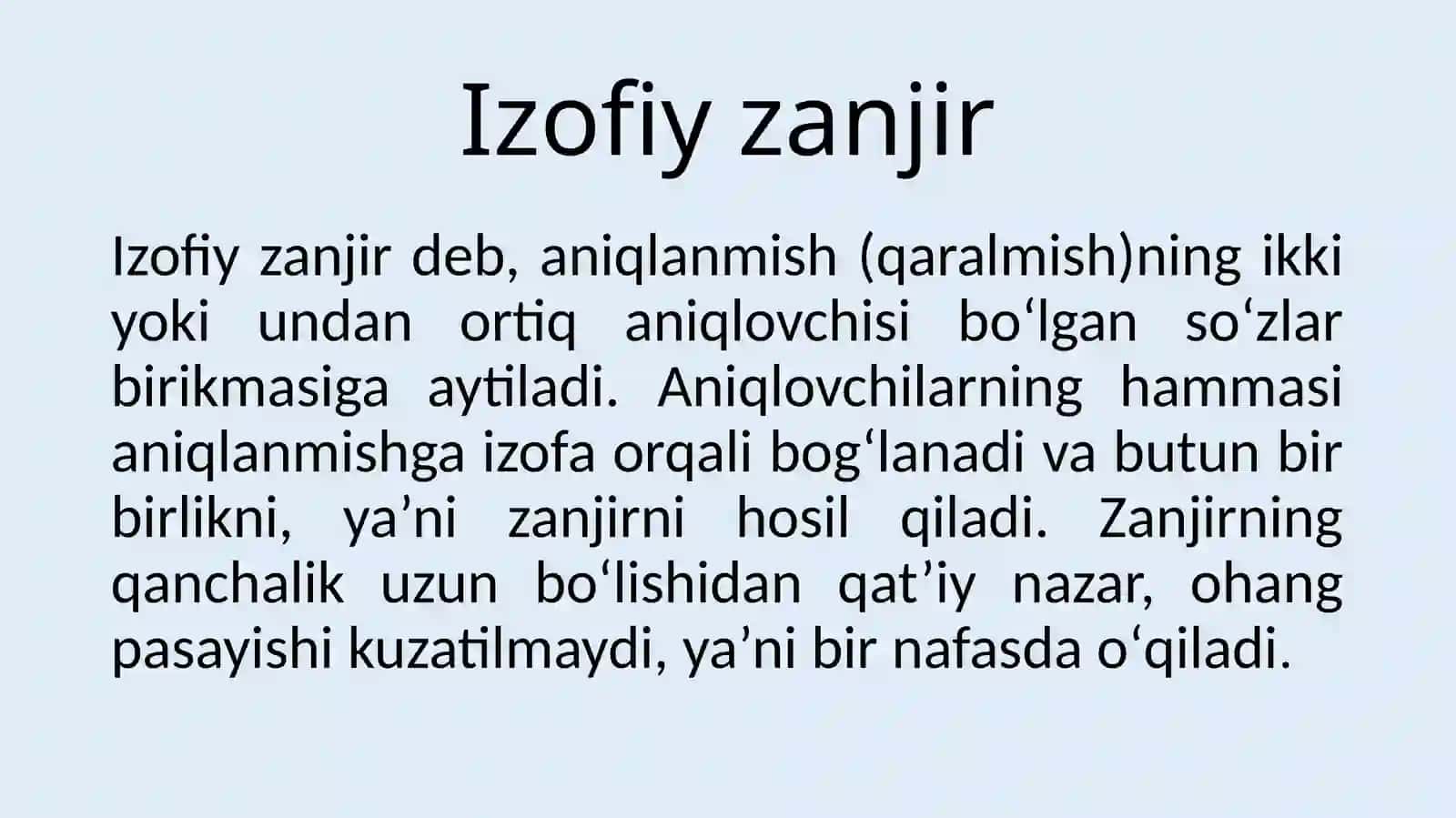 IZOFIY ZANJIR 2