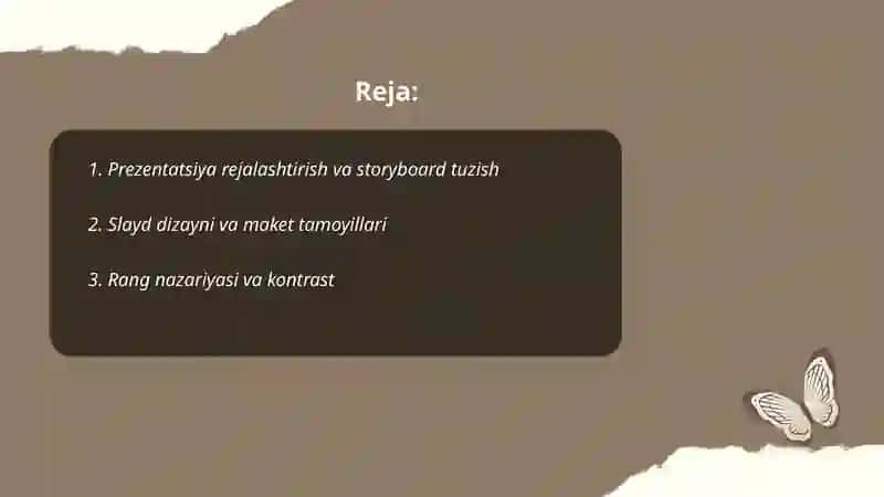 Multimediali prezentatsiyalar yaratish 2