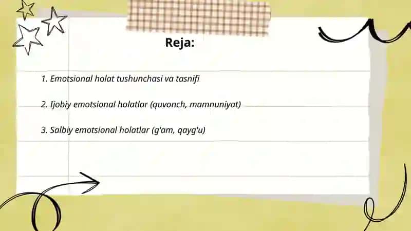 Emotsional holatlar 2