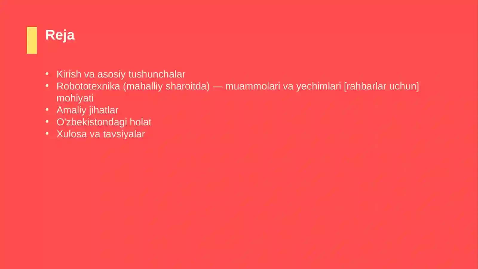 Robototexnika (mahalliy sharoitda) — muammolari va yechimlari [rahbarlar uchun] 2