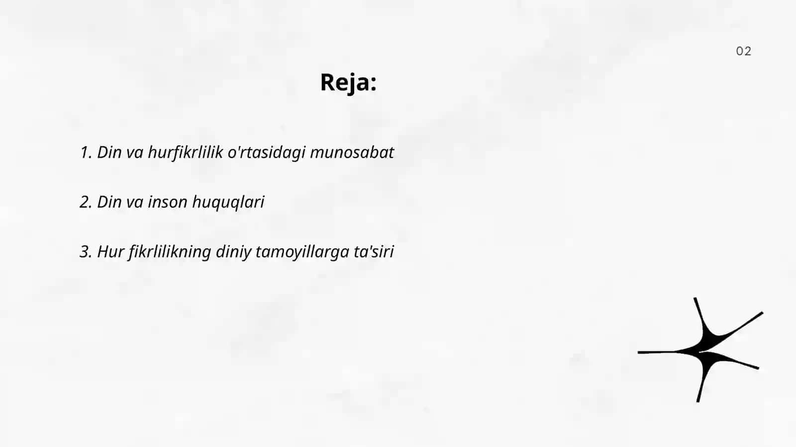 Din va hurfikrlilik 2
