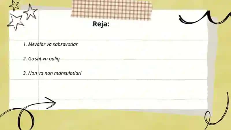 Mevalar va sabzavotlar 2