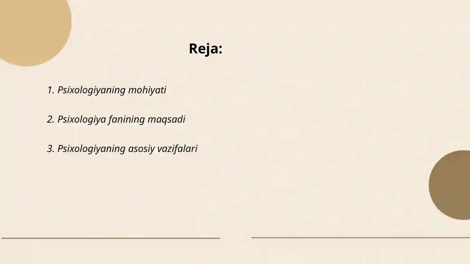 Psixologiya fanining maqsad va vazifalari 2