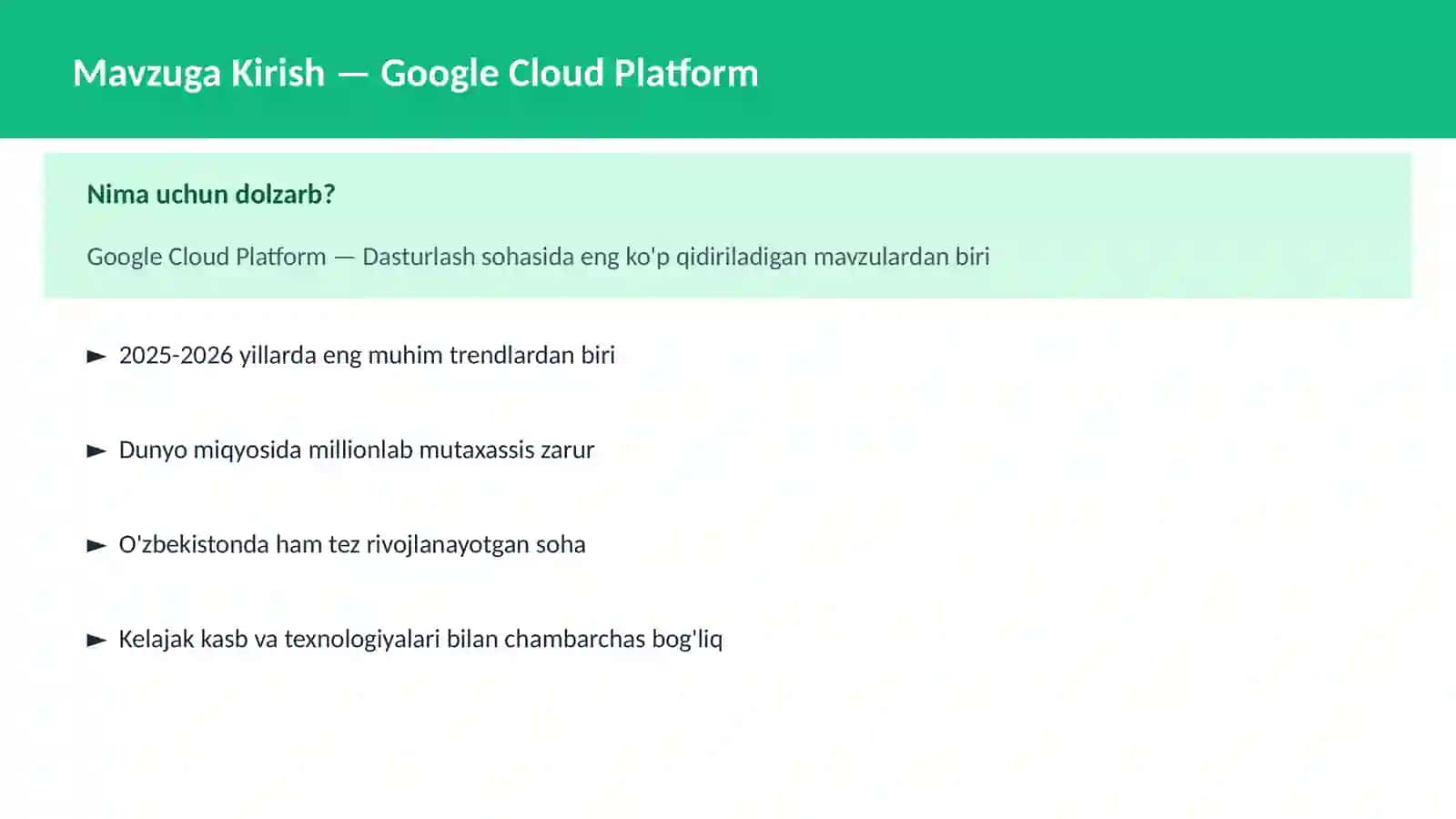 DASTURLASH | CLOUD VA DEVOPS 2