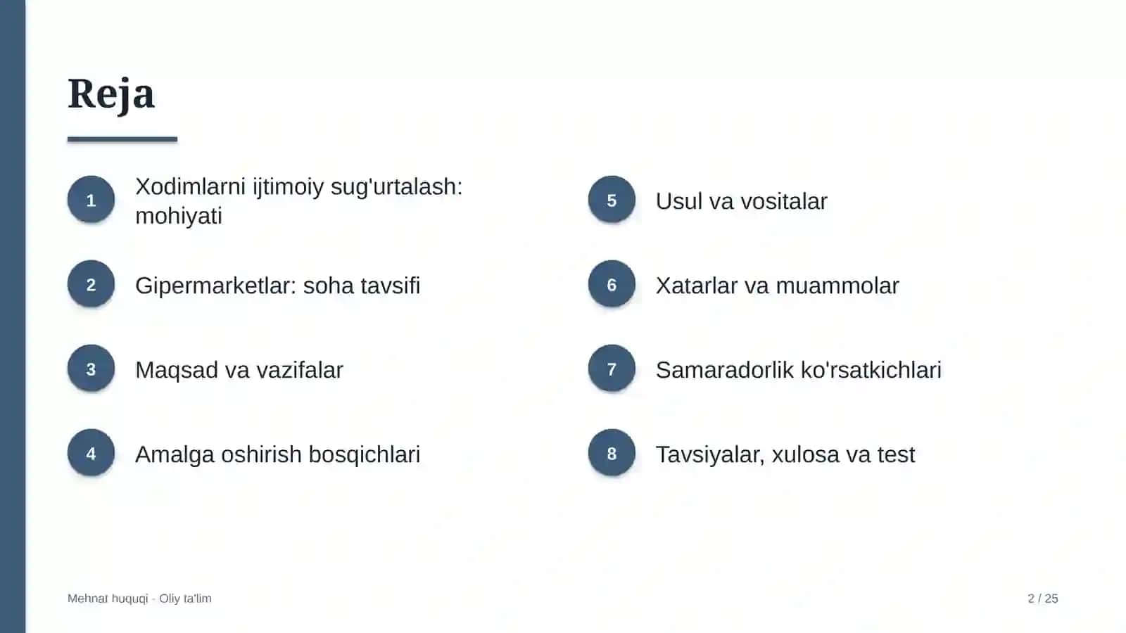 Gipermarketlarda xodimlarni ijtimoiy sug'urtalash 2