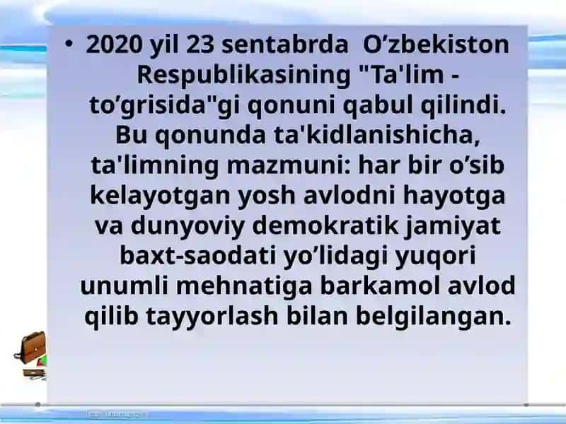 Ta’lim mazmuni 2